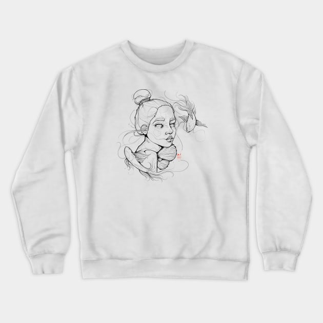 Piscis Crewneck Sweatshirt by mxndesigner